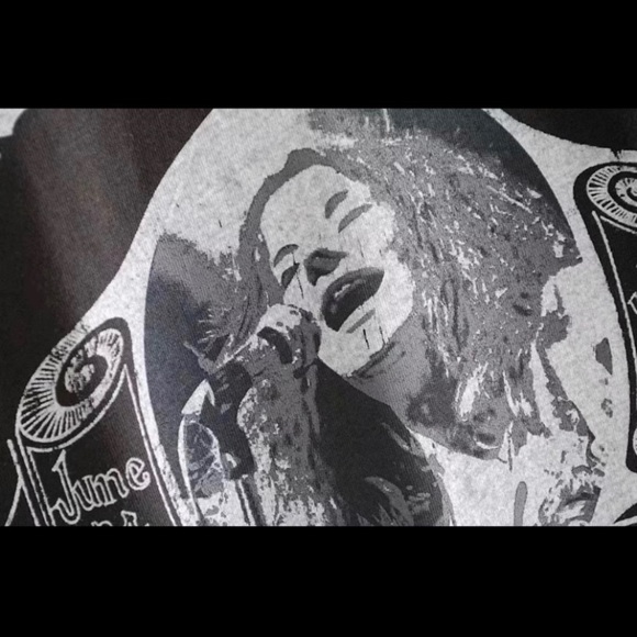 SoLD 🔥 Janis Joplin Black Distressed Concert - Picture 3 of 4